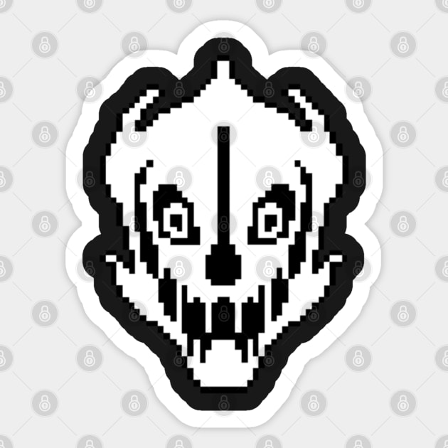 Gaster blaster - Undertale Sticker by tylwerrt